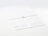 A3 Deep White Luxury Gift box with magnetic closure (Pack of 12)