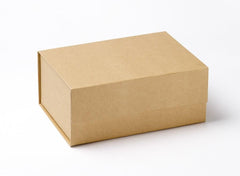 A5 Deep Natural Kraft Luxury Gift box without magnets (Pack of 12)