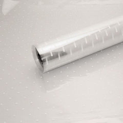 Cellophane Spots Hamper Wrap, Roll 100m x 80cm - White spots