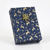 Christmas Deer Navy Blue Counter Roll