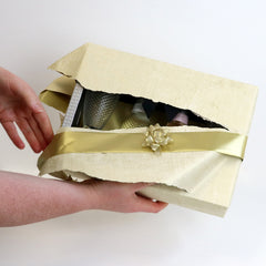 Hessian Gold Double-sided Counter Roll