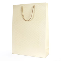 Lady Brigitte Large Cream Gift Bag, Pack 40
