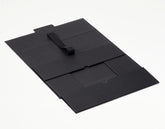 Single Bottle Black Luxury Gift box, No magnets, Choice of ribbon (Pack of 12)