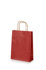 Kraft Bags from Kraft Colours range - Red (Box 100)