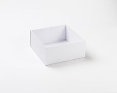 Medium White Luxury Gift box tray and lid (Pack of 12)
