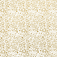 Dazzling White Gold Star Counter Roll