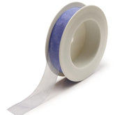 Plain Chiffon French Blue Ribbon (15mm and 25mm widths)