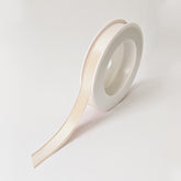 Christmas Edge Woven Cream Ribbon