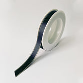 Christmas Edge Woven Navy Ribbon