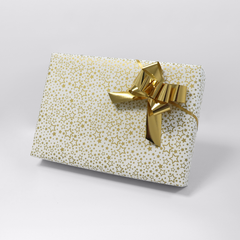 Dazzling White Gold Star Counter Roll