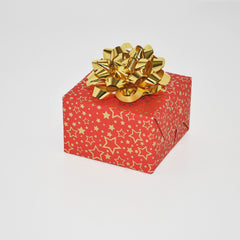 Dazzling Red Gold Star Counter Roll