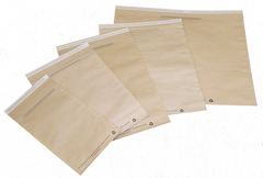 Eco-friendly Mailing Bags in Plain Natural Kraft (5 sizes) 250 or 500