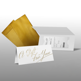 Gift Voucher Card - Gold (Pack of 25)