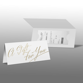 Gift Voucher Card - Gold (Pack of 25)
