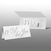 Gift Voucher Card - Silver (Pack of 25)