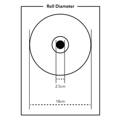 Plain Natural Kraft Counter Roll