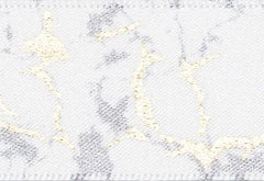Gold Silver Marble Ribbon cut to 80CM (24 pieces)