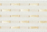 Ivory Gold Dash Ribbon cut to 80CM (24 pieces)