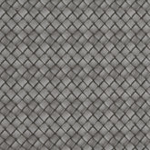 Leather Weave Grey/Black Counter Roll