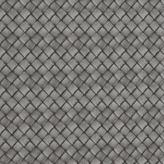 Leather Weave Grey/Black Counter Roll