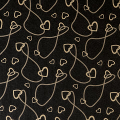 Love Chain Black Counter Roll