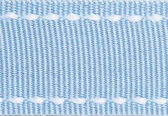 Pale Blue Saddle stitch Grosgrain Ribbon cut to 80CM (24 pieces)