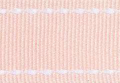 Pale Pink Saddle stitch Grosgrain Ribbon cut to 80CM (24 pieces)