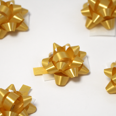 Plain Gold Micro Bows (50)