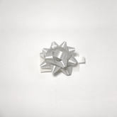 Plain Silver Micro Bows (50)