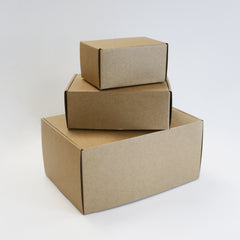 Plain Range Delivery Boxes, Med 210mm x 150mm x 85mm (Pk of 5)