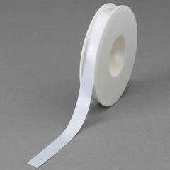 Plain Satin White Ribbon