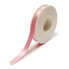 Plain Satin Baby Pink Ribbon (15mm x 25m)