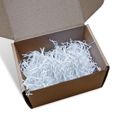 White Paper Shred 2mm, 4kg Bag