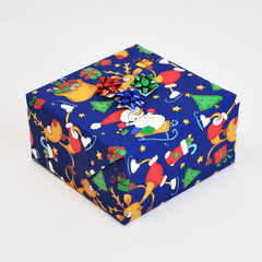 Gift Wrap Sheets - Skating Reindeer (Pack of 25 sheets)
