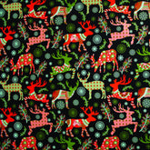 Happy Reindeer Novelty Counter Roll (100m x 50cm)