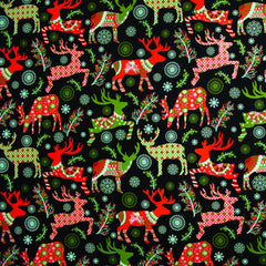 Happy Reindeer Novelty Counter Roll (100m x 50cm)