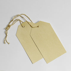 Luggage Pearl Cream Gift Tags (50)