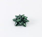 Metallic Green Small Bows (50)
