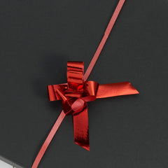 Metallic Red Small Pull Bows (Pack of 50)