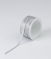 X8 Silver Woven Ribbon (5mm x 50m)