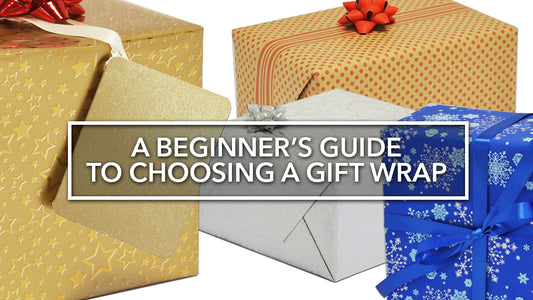 A beginner’s guide to choosing a  gift wrap, from 3 popular finishes