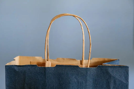 A kraft paper bag that is great for gift packaging