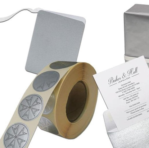Pearlescent Silver Collection: Gift Wrap Sheets &amp; Accessories