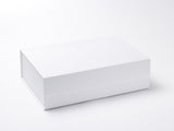 A4 Deep White Luxury Gift box with magnetic closure (Pack of 12)