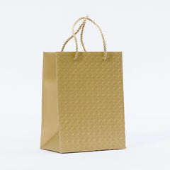 Lady Brigitte Large Gold Gift Bag, Pack 40