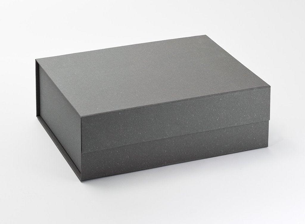 A4 Deep Grey Luxury Gift box with magnetic closure (Pack of 12)