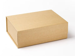 A4 Deep Natural Kraft Luxury Gift box with magnetic closure (Pack of 12)