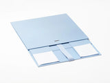 A4 Deep Pale Blue Luxury Gift box with magnetic closure, and choice of ribbon (Pack of 12)