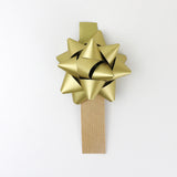 Bow Bag Seals - Kraft Gold (Pack of 60)