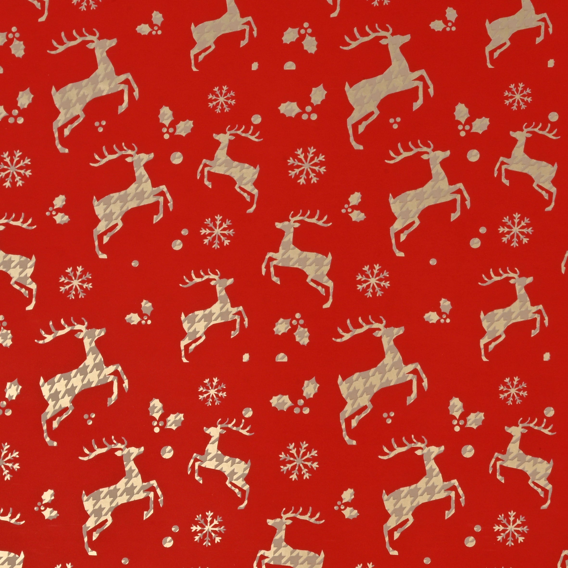 Christmas Deer Bright Red Counter Roll